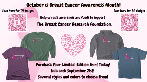 Breast Cancer Awareness Month flyer