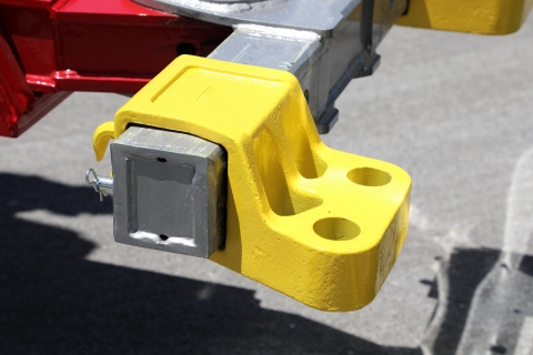 Miller Industries dual fork holders for heavy-duty towing