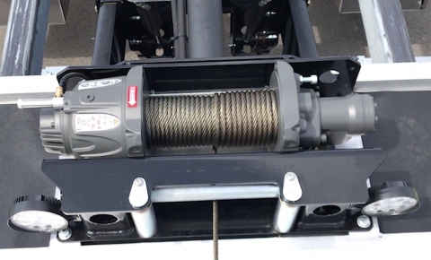 Images showing the Ramsey winch exclusively offered by Miller Industries Distributors